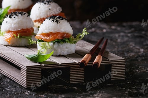 Preview: Rice sushi burgers
