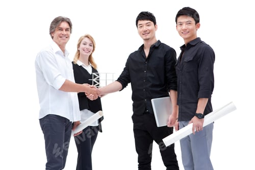 Preview: Architects shaking hands