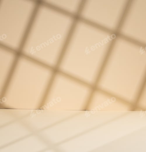 Preview: Abstract empty yellow background with geometric shadows. Layout concept for presentation