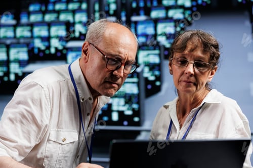 Preview: Electricians working in data center