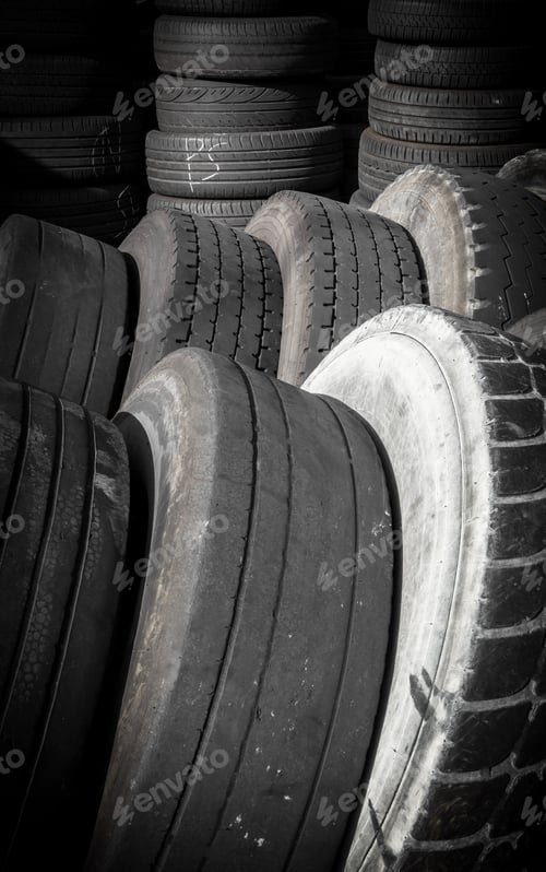 Preview: Old used tires
