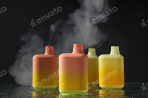Preview: Smoking devices - electronic cigarette, concept of modern smoking