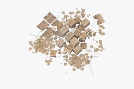 Preview: Broken Tile Floor with Crates and Packaging Debris