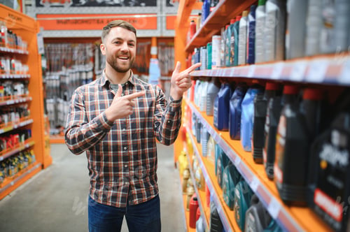 Preview: A customer at an auto parts store