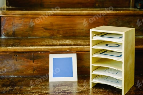 Preview: Geometrical montessori cabinet