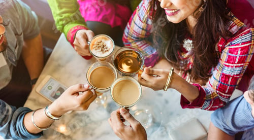 Preview: Indian Ethnicity Drinking Cafe Break Coffee Tea Concept