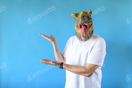Preview: dinosaur-headed man