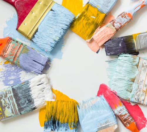 Preview: Paint brushes and colors