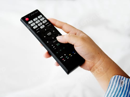 Preview: Hand carrying a remote controller