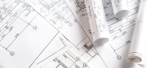 Preview: Architects concept, engineer architect designer freelance work on start-up project drawing, construc