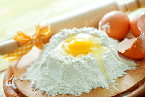 Preview: eggs and flour