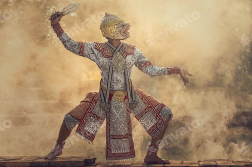 Preview: Khon, pantomime performances action of Thailand, a kind of Thai drama