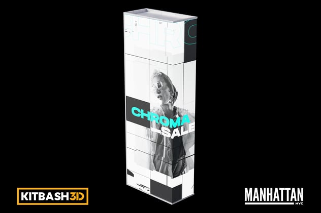 Kitbash: Manhattan - Billboard B 3D, Incl. advertisement & kitbash3d ...