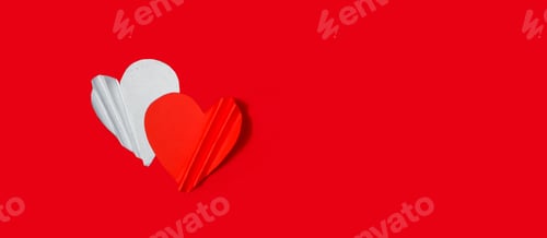 Preview: Valentines Day Flat Lay Composition Holiday Valentines Day Holiday Card Poster