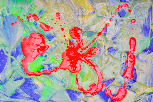 Preview: Art Paint- Abstract Brushstroke Background. Fluid Art- Marbled Effect. Abstractionism- Artwork