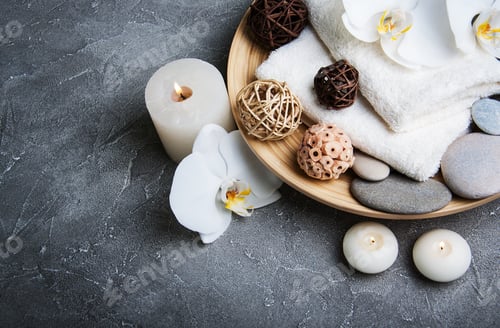 Preview: Spa products with white orchids