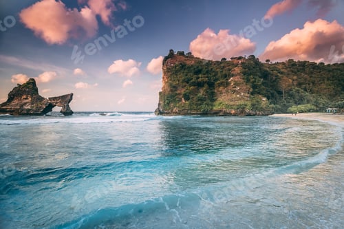 Preview: atuh beach nusa penida island coastline landscape