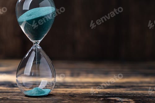 Preview: hourglass with green sand