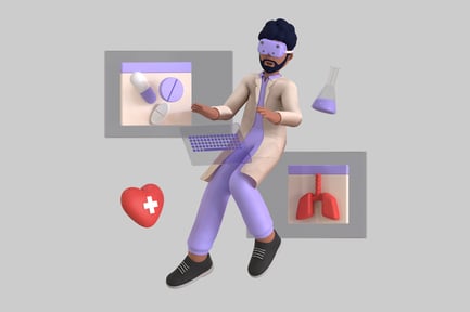 Preview: Virtual Doctor with Futuristic Tech