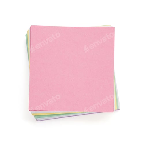 Preview: note paper on white