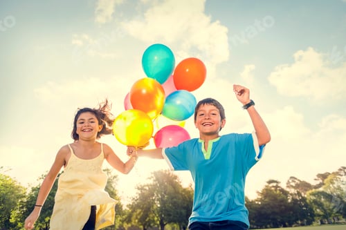 Preview: Balloon Activity Playing Recreation Funny Child Concept