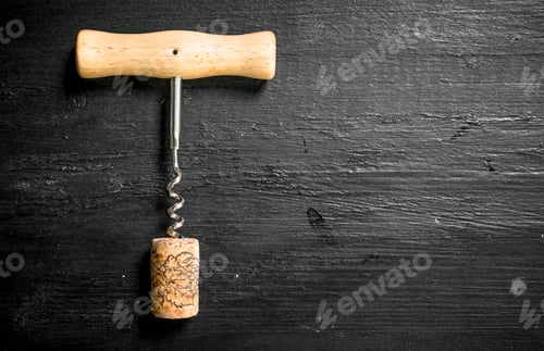 Preview: Corkscrew with cork.