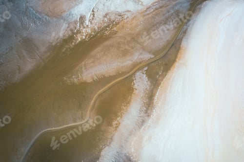 Preview: Abstract view from salt lake