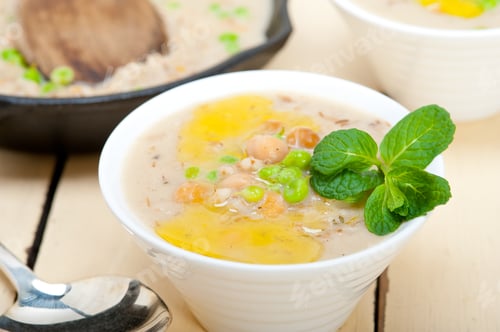 Preview: Hearty Middle Eastern Chickpea and Barley Soup