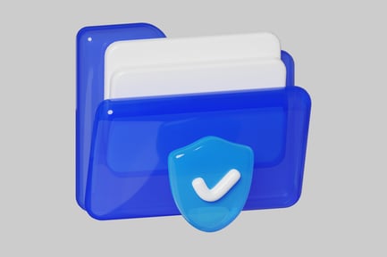 Preview: Secure File Folder with Check Mark