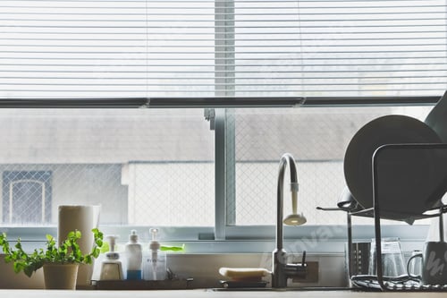 Preview: Interior of rural kitchen background