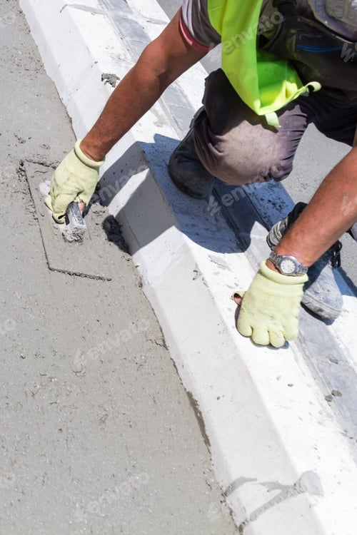 Preview: Heavy Work For A Construction Worker On The Site.