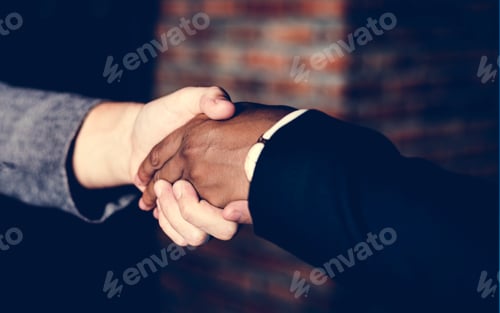 Preview: Businessmen shaking hands in a agreeement