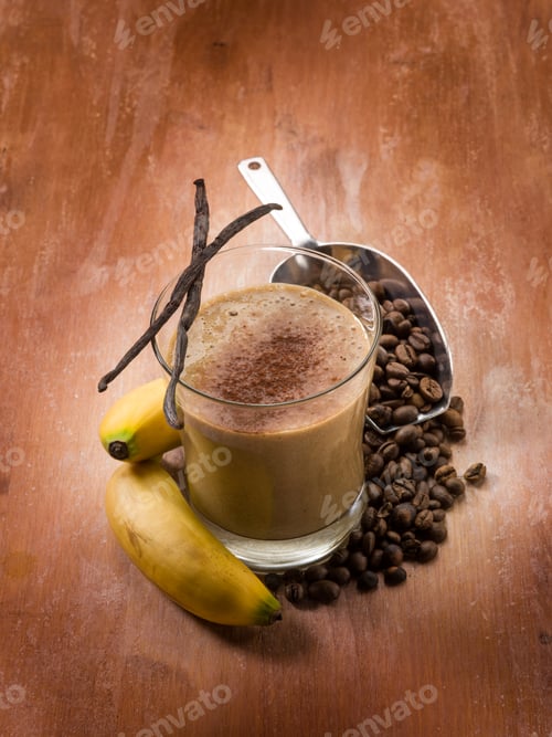 Preview: drink smoothie with coffee banana and vanilla