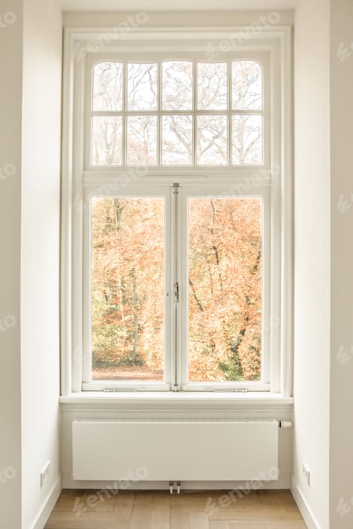 Preview: View from the window of a cozy house