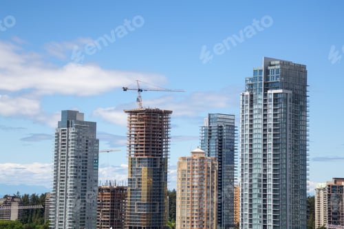 Preview: Aerial view of Commercial buildings by Metropolis Shopping Mall