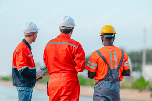 Preview: Industrial team reviewing refinery operations amid fuel supply risk and economic uncertainty