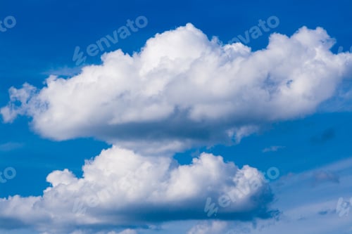 Preview: Beautiful white clouds against the blue sky