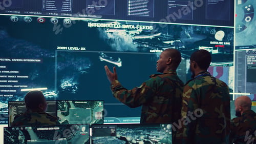 Preview: High ranking military personnel briefs the crew for a new federal mission