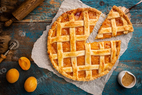 Preview: Summer apricot pie