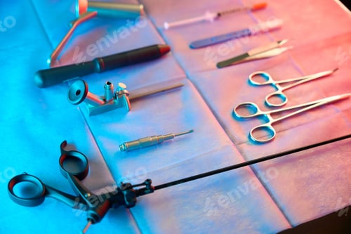 Preview: Set of reusable anoscopy tools for examination of anorectal region