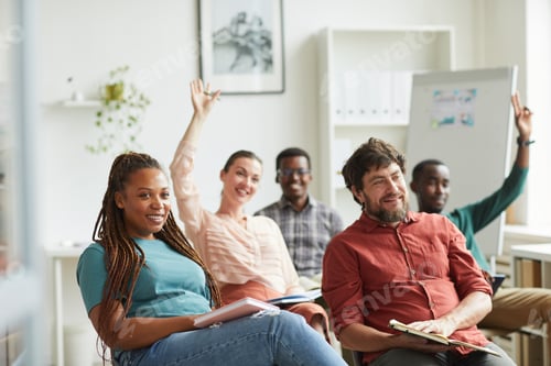 Preview: Diverse Business People at Seminar in Audience