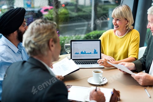 Preview: Business People Dining Together Concept
