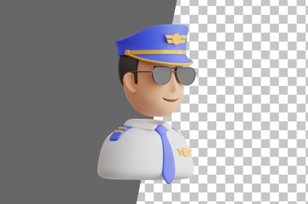 Preview: Pilot 3D Icon