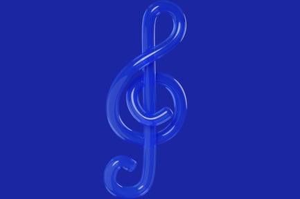 Preview: Blue treble clef