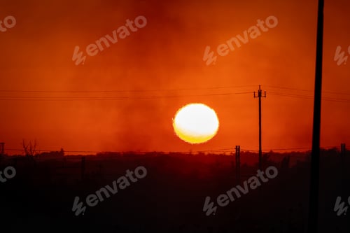 Preview: The sun sets over the park