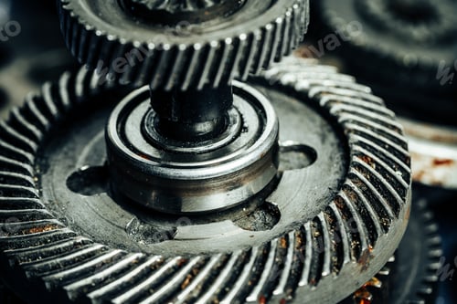 Preview: Gears from an old industrial machine