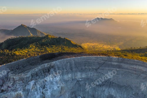 Preview: Nature landscape background in Java island, Indonesia