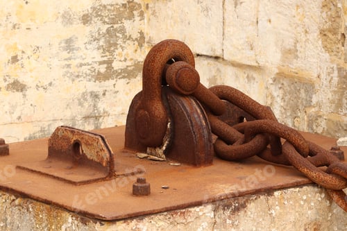 Preview: old, metal, iron, chain, rust, rusty, steel, background, security, industry, link, texture, detail,
