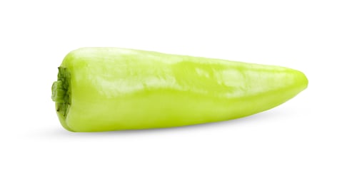 Preview: Green peppers isolated on white