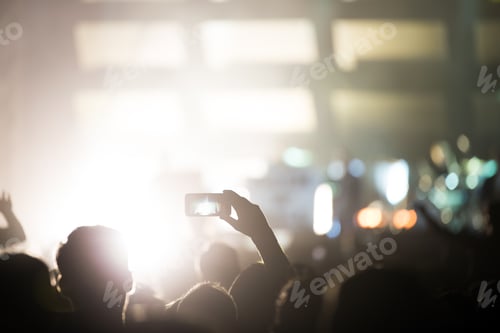 Preview: Picture of party people at music festival